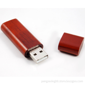Wooden Oblong USB Flash Drive